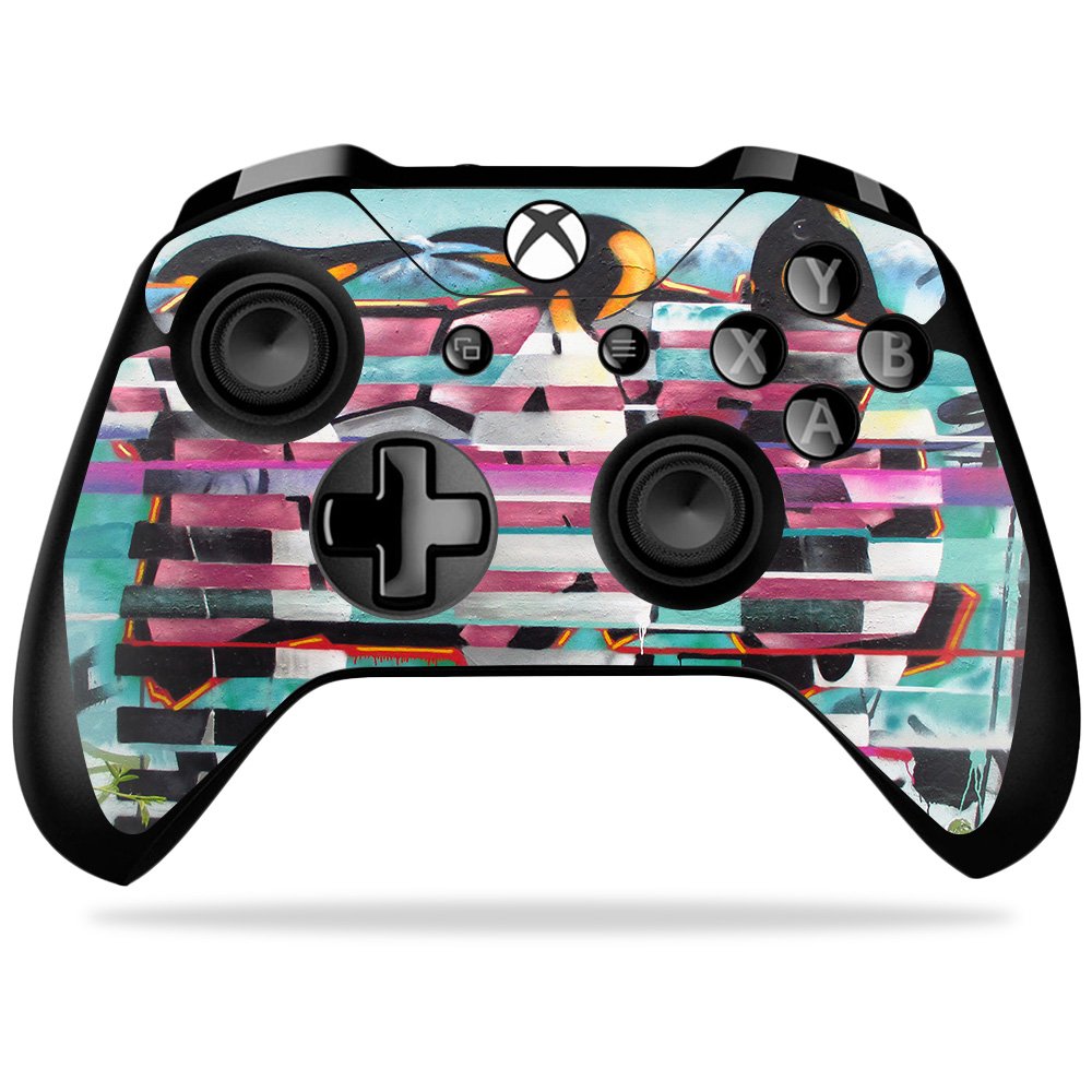 MightySkins Skin Compatible with Microsoft Xbox One X Controller - Penguin Party | Protective, Durable, and Unique Vinyl Decal wrap Cover | Easy