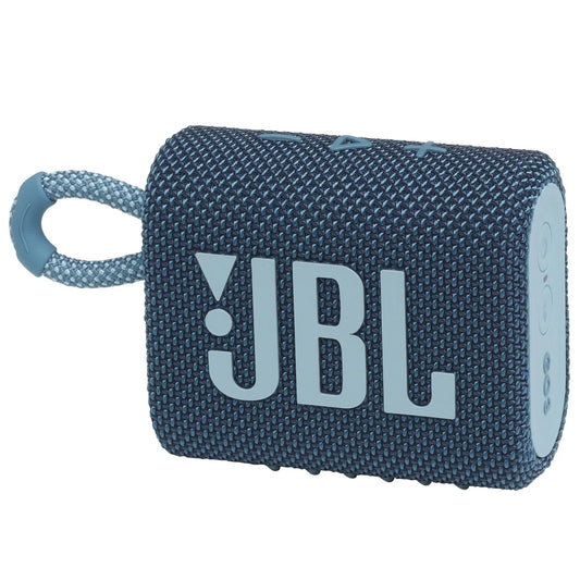 JBL Go 3 Portable Waterproof Wireless IP67 Dustproof Outdoor Bluetooth Speaker (Blue)