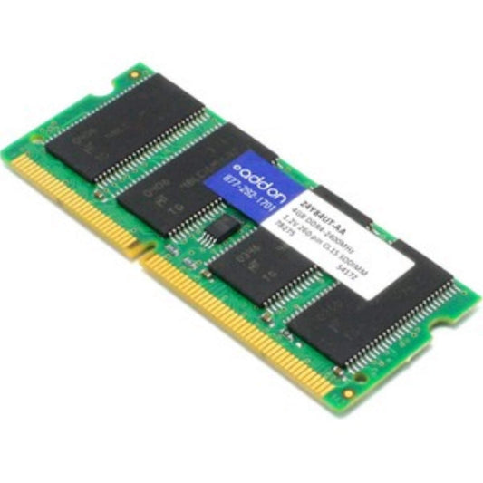 AddOn - DDR4-4 GB - SO-DIMM 260-pin - 2400 MHz / PC4-19200 - CL15-1.2 V - unbuffered - Non-ECC - for HP 25X G6, EliteBook 755 G4, 820 G4, 840 G4