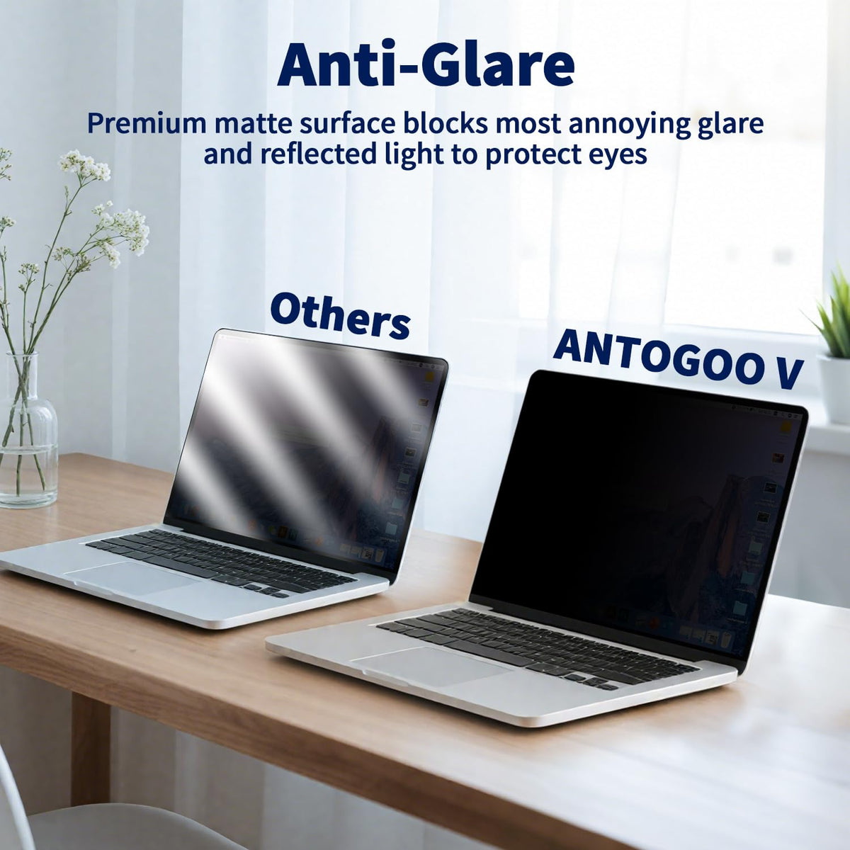 Magnetic Privacy Screen for 16 Inch MacBook Pro (2021-2024, M1, M2, M3, M4, Pro, Max), Removable Matte Computer Privacy Shield Anti Glare Blue Light