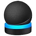 ZUOLACO Table Holder for Echo Dot 4th/5th Generation, Desktop Stand Mount for Echo Dot 4th/5th Gen, Base Bracket with Light Guide, Dot Accessories