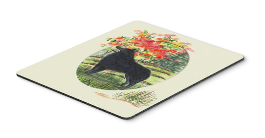 Caroline's Treasures SS8058MP Schipperke Mouse Pad, Hot Pad or Trivet for Home Office Gaming Working Computers Laptop Mouse Mat,Washable Large