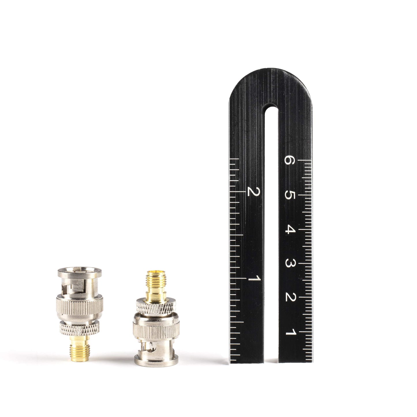 THE CIMPLE CO Gold SMA Female to BNC Male Adapter - Male to Female Coaxial (RF) Connector - Compatible with RF, SDI, HD-SDI, CCTV, Camera (4 Pack)