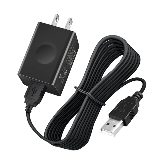 PwrON 5V USB Adapter for Stanley Fatmax Spotlight Charger Compatible with Stanley SL10LEDS SL10LEDSL TL450 TL600 SS4LS Flashlight Power Cord