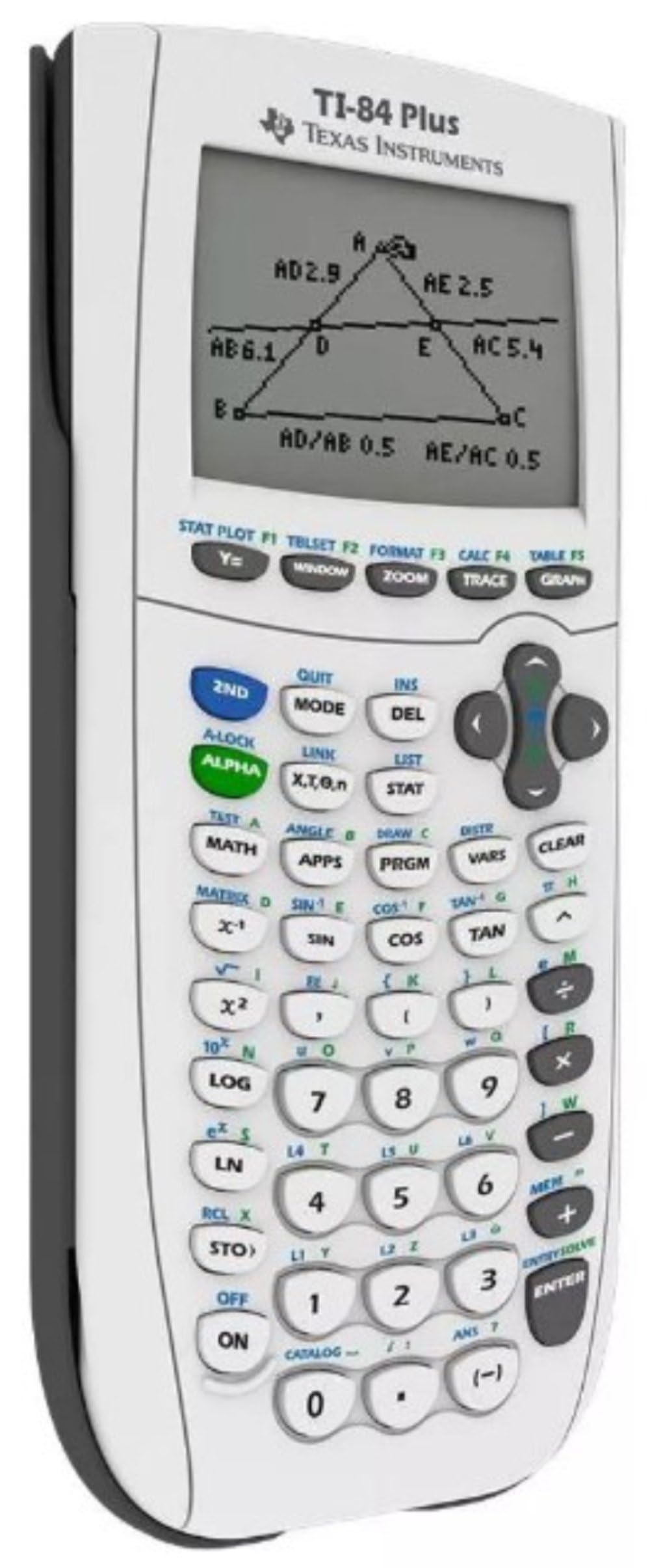 Texas Instruments Ti-84 Plus Graphing Calculator, White