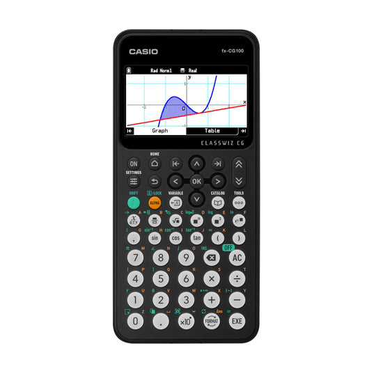 Casio fx-CG100 ClassWiz® Color Graphing Calculator with 3D Graph & Python | Large High-Res Display, Basic & Advanced Functions | Ideal for Exams