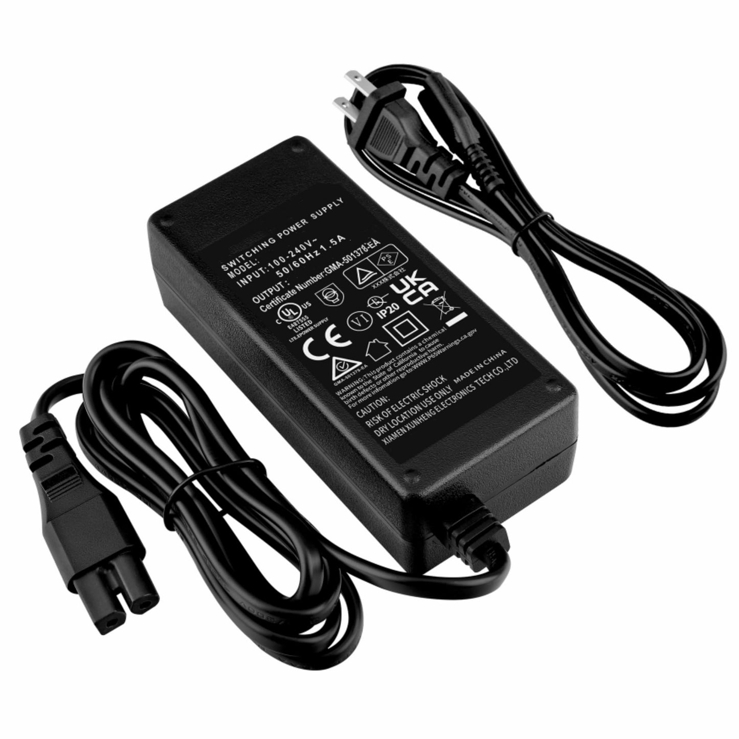 SLLEA 24V Charger Compatible with Cloud Massage 9486098094 Shiatsu Foot Massager Deep Kneading Machine with Heat XH2400-2500 XH24002500 Ac Dc Adapter…