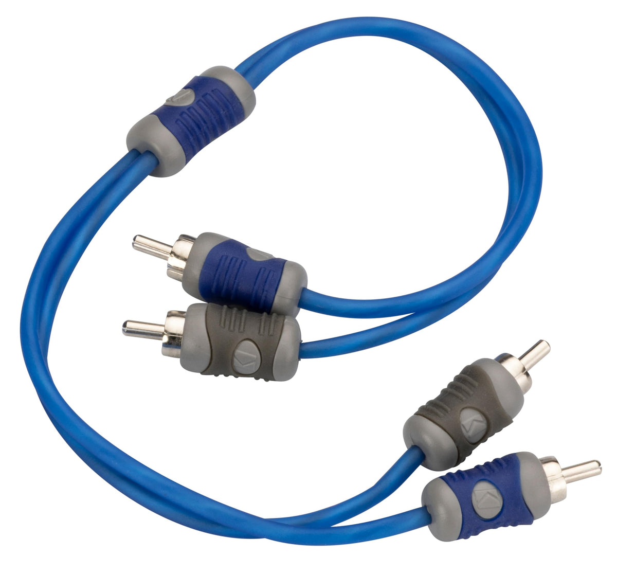KICKER K1203 K-Series 2-Channel RCA Interconnect Cable (46K1203), 12 Inches, 0.3M