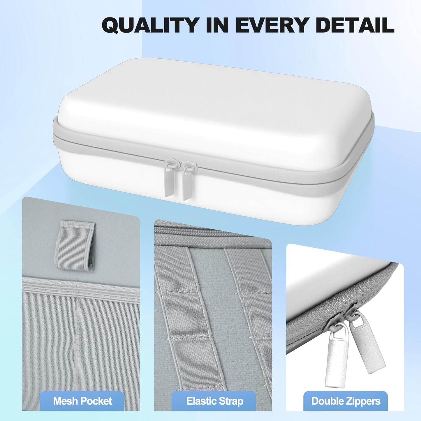 MeloSync Hard Travel Electronic Organizer Case for Power Bank Chargers Cables USB Flash Drive SD Card Electronics & Backpack Organizer Travel Case