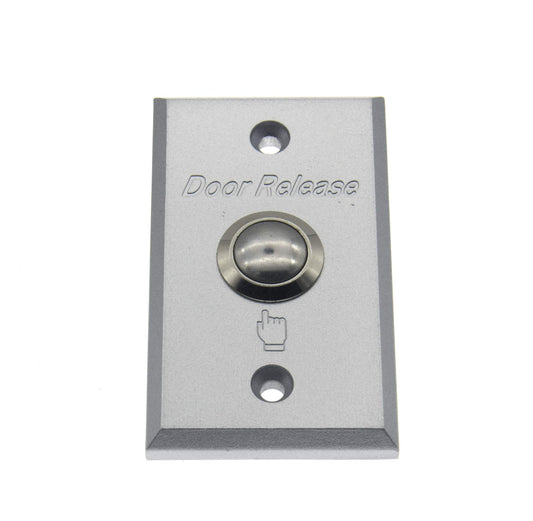 RESALET NO/COM Push Exit Release Button Switch Aluminum Alloy Panel for Hollow Door Access Control Systems Home Secuirty