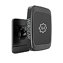 WixGear Magnetic Phone Car Mount, Universal Stick On Dashboard Magnetic Car Mount Holder, for Cell Phones and Mini Tablets with Fast Swift-snap