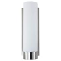 Linea di Liara Elina Brushed Nickel Wall Sconce Frosted Glass Shade Modern Sconces Wall Lighting Fixture Bathroom Sconce Vanity Wall Sconce and Wall