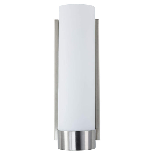 Linea di Liara Elina Brushed Nickel Wall Sconce Frosted Glass Shade Modern Sconces Wall Lighting Fixture Bathroom Sconce Vanity Wall Sconce and Wall