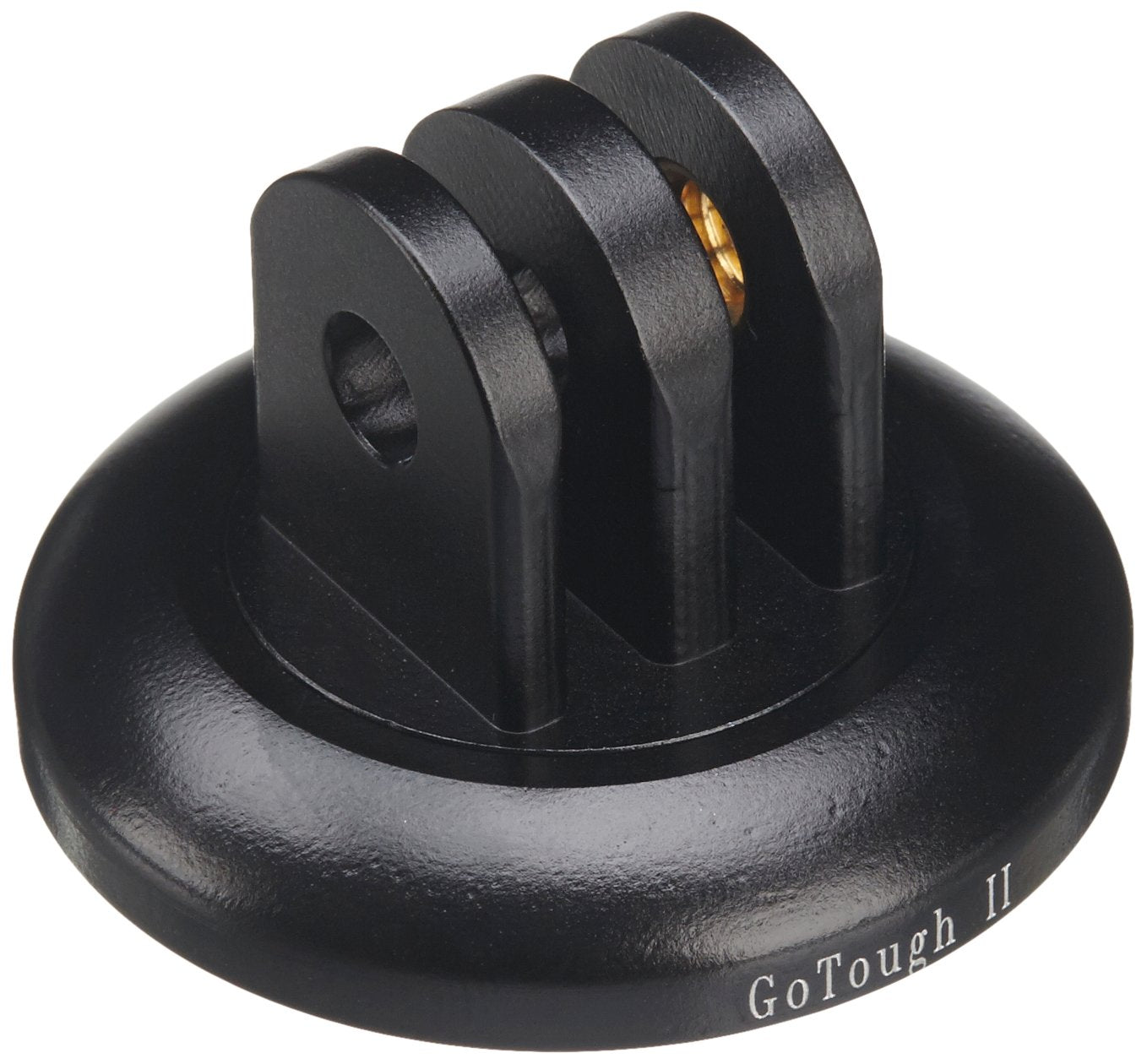 Fotodiox GoTough Black Tripod Adapter Version 2 - Metal 1/4”-20 Tripod Adapter Compatible with GoPro HERO3, HERO3+, HERO4, HERO5, HERO6, HERO7 2-Prong