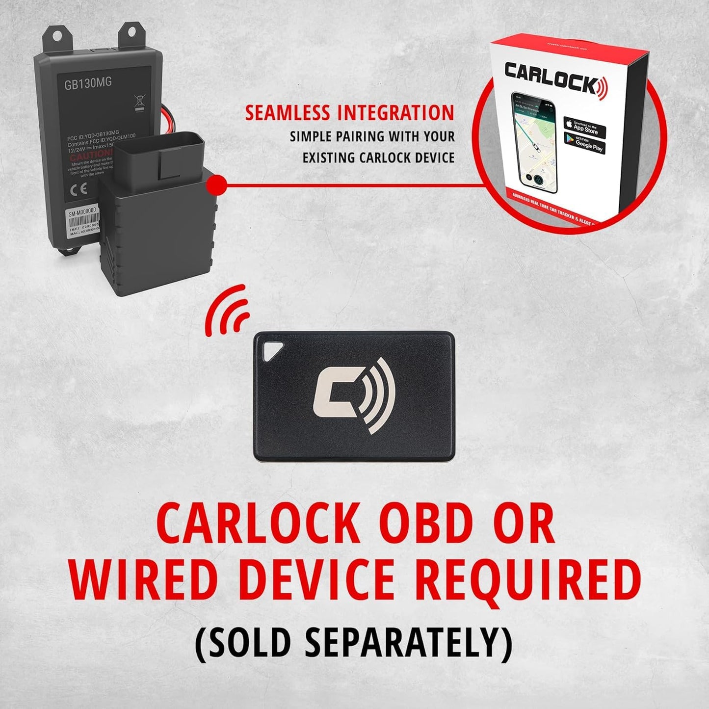 CARLOCK TAG 2.0 - Bluetooth Upgrade for Carlock Device. Automatic Security Alerts Based on Your Proximity to the Car, Reducing False Alarms. Up