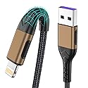 Durcord i Phone Charger, [MFi Certified] 3Pack 6FT USB A Cable for Long Charger Cable, Fast i Phone Charging Cord Compatible with with iPhone Xs…
