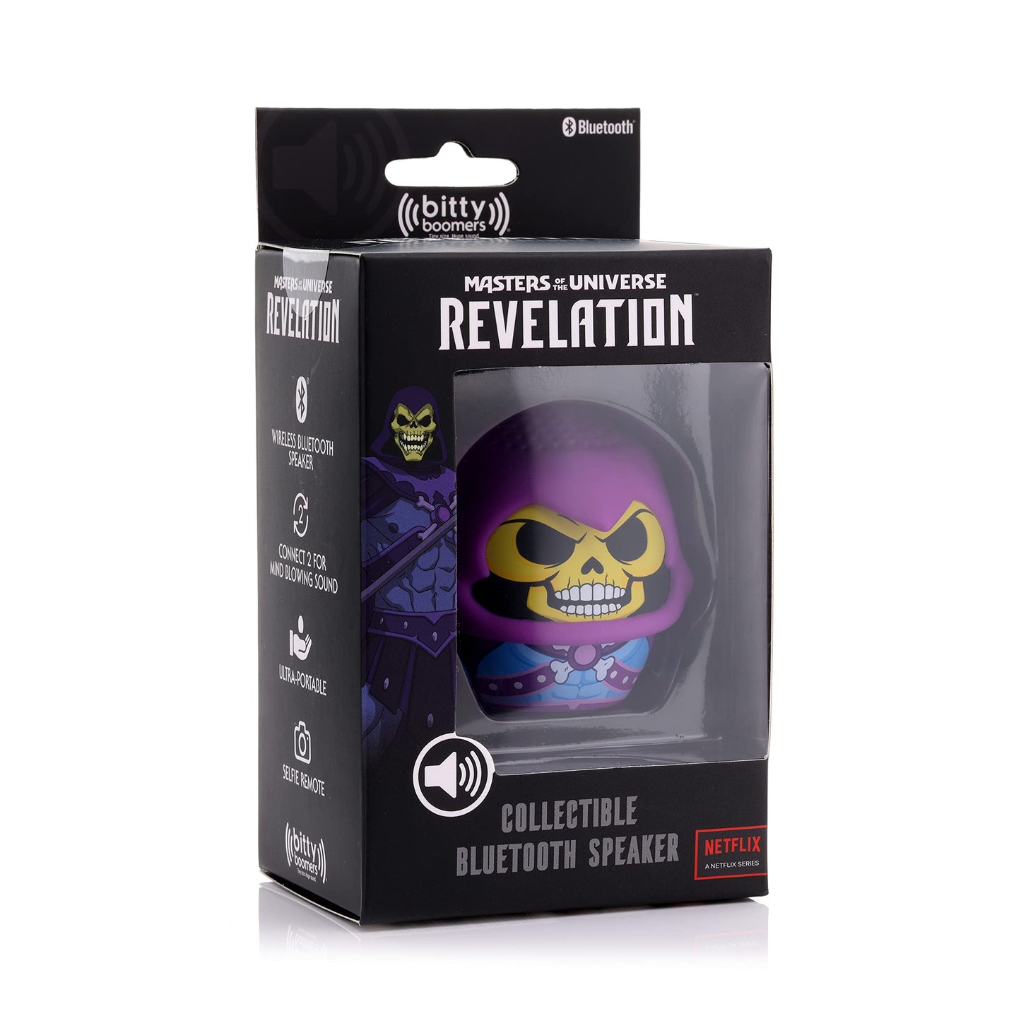 Bitty Boomers Masters of The Universe - Revelation: Skeletor - Mini Bluetooth Speaker, Multicolored