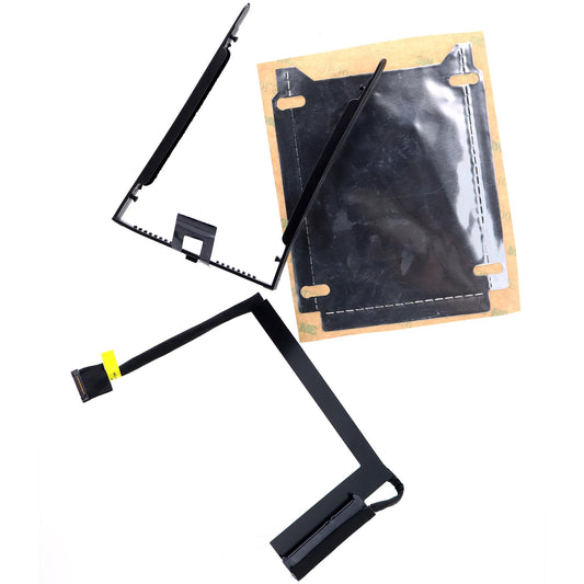 Deal4GO SATA Hard Drive Cable DC02C00CR10 with HDD Caddy Bracket 01YU230 01YU229 Replacement for Lenovo ThinkPad P52 P72