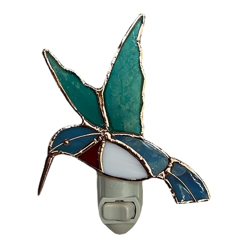 Gift Essentials Hummingbird Plug-in Night Light - Stained Glass Nightlight