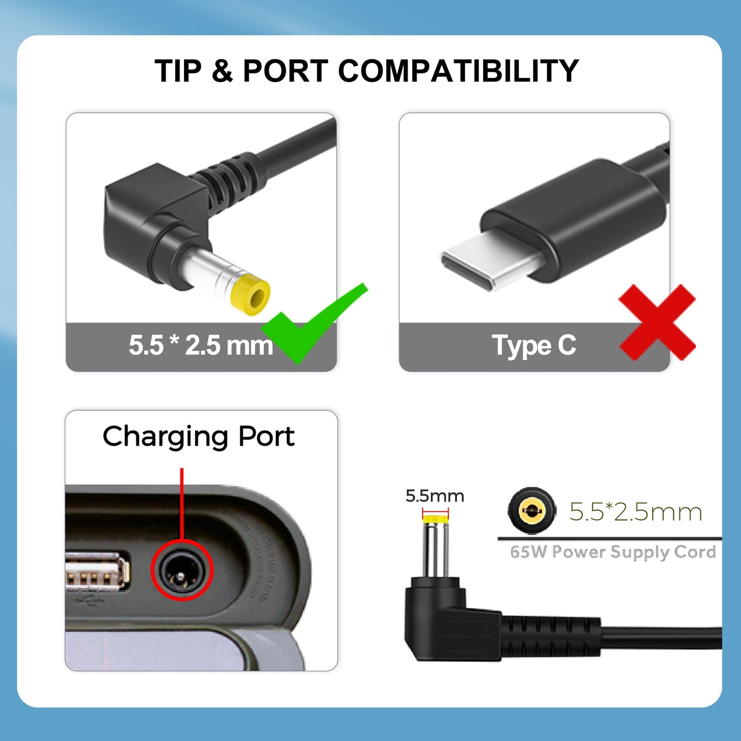 19V Power Adapter Charger Compatible with JBL Xtreme/Xtreme 2/Boombox 1/2/3, Compatible with Harman Kardon Onyx Studio 8/7/6/5/4/3/2/1 Wireless…