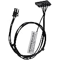 Deal4GO 35cm Mini 4-pin to 1 SATA HDD Power Cable 00XL188 Replacement for Lenovo ThinkCentre M710q M720T M720s M920s 17IAB7 510A-15ABR, Black