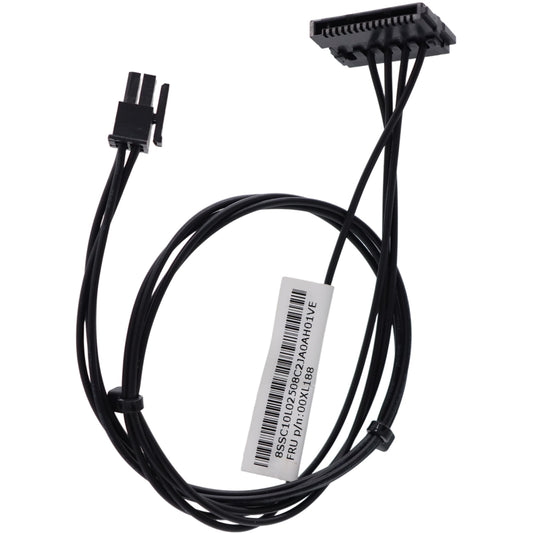 Deal4GO 35cm Mini 4-pin to 1 SATA HDD Power Cable 00XL188 Replacement for Lenovo ThinkCentre M710q M720T M720s M920s 17IAB7 510A-15ABR, Black