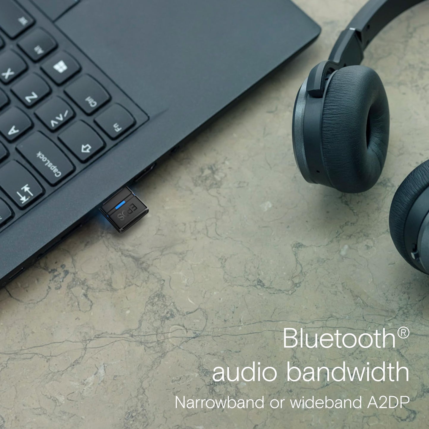 EPOS The USB dongle Provides Connection to All Bluetooth® Devices in The Adapt, Expand & Impact Series. Use with an Impact 5000 Series Base Station