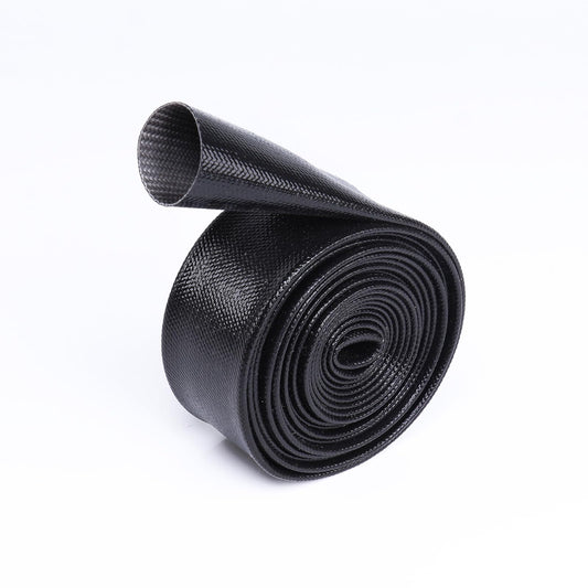 Sunnarepoon Silicone Fiberglass Cable Sleeve - Waterproof, Insulation and Cord Protector High Temp Heat Shield Sleeve Wire Tube (3/8'' - 10Foot)