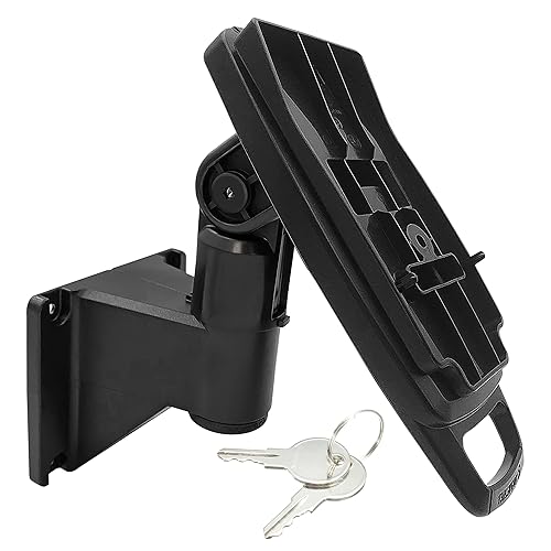 ENS Tailwind Pax S300 7" Key Locking Wall Mount Terminal Stand, Black