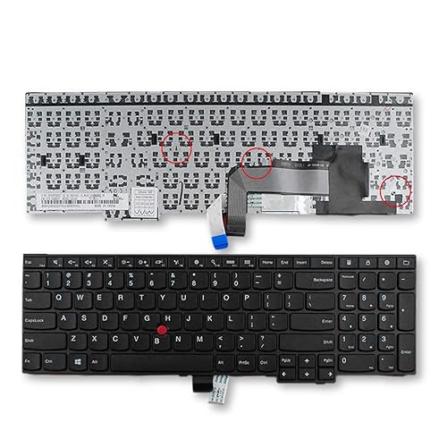 LXDDP Laptop Replacement Keyboard for Lenovo ThinkPad E550 E550c E555 E560 E565 Laptop No Backlight,black,E550 E555 E560 E565
