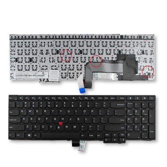 LXDDP Laptop Replacement Keyboard for Lenovo ThinkPad E550 E550c E555 E560 E565 Laptop No Backlight,black,E550 E555 E560 E565