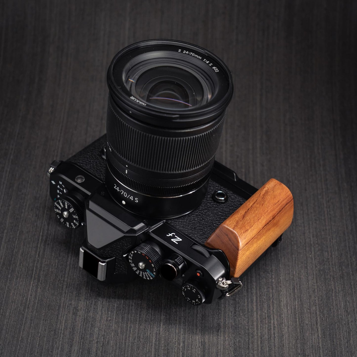 Iborrys L-Shaped Camera Handle ?Compatible with Nikon Zf Camera ?Precious Vintage Solid Wood | Handcrafted by Experienced Artisans (Desert Ironwood