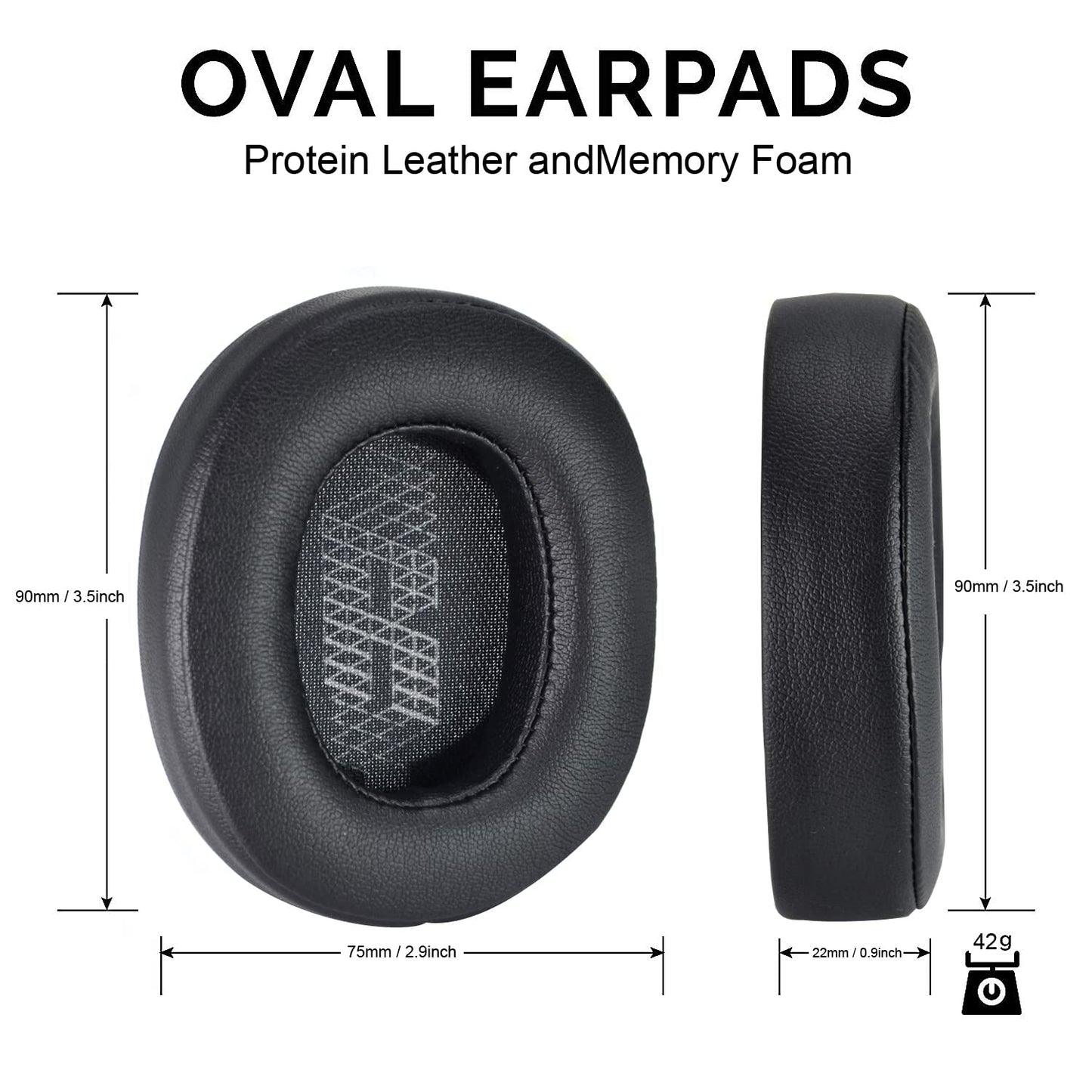 Live 500 BT Earpads - defean Ear Cushion Replacement Cover Foam Ear Pads Compatible with JBL Live 500BT Wireless Over-Ear Headphones?Ear Pads