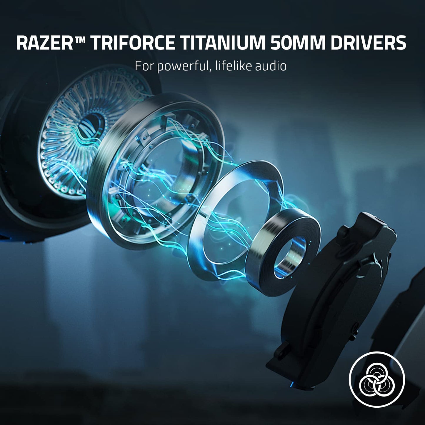 Razer Kaira Pro Dual Wireless Gaming Headset w/Haptics for PlayStation 5 / PS5, PC, Mobile, PS4: HyperSense - Triforce 50mm Drivers - Detachable Mic