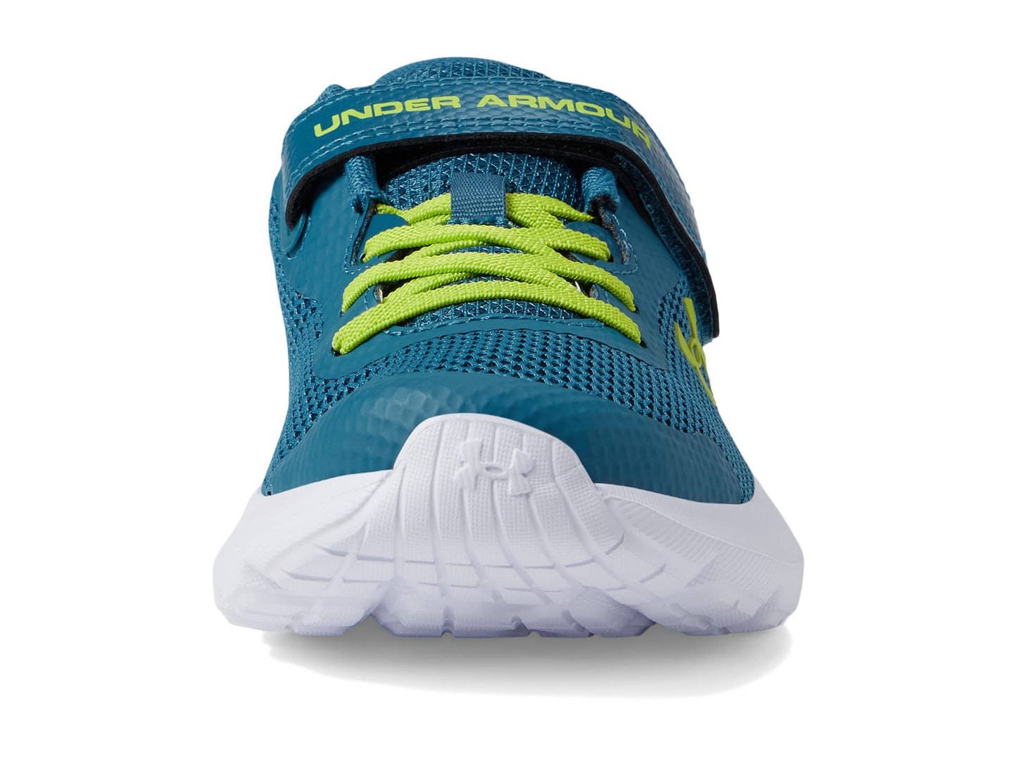Under Armour Boy's Surge 3 Alternate Closure Print (Little Kid) Static Blue/Lime Surge/Lime Surge 1 Little Kid M