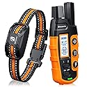 Bousnic Dog Shock Collar - 3300Ft Dog Training Collar with Remote for 5-120lbs Small Medium Large Dogs Rechargeable Waterproof e Collar with Beep