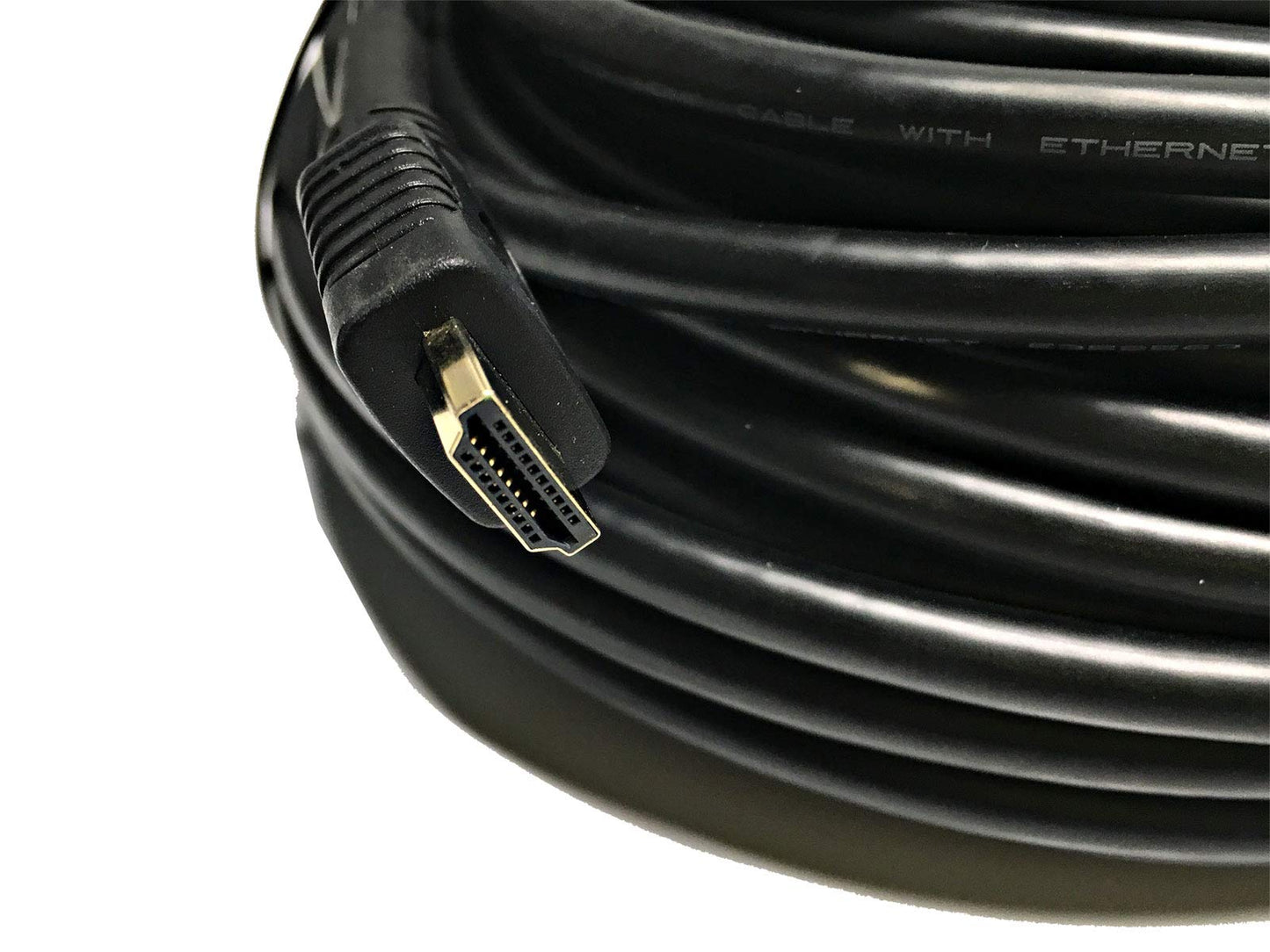 AYA HDMI Cable 1080P Ultra HDMI Cable 2.0V with Signal Booster CL3 Rated for in-Wall Installation Support 4K, 3D, Ethernet (75Ft)