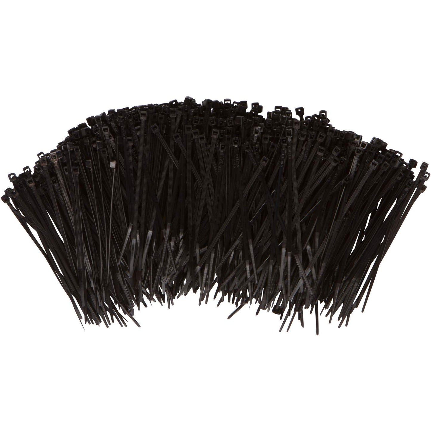 Morris Products Ultraviolet Black Nylon Cable Ties - 11-3/4 Inch Length -Heavy Duty, 40-Pound Tensile Strength - Cable Organization Applications - UV