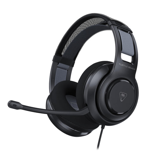 Turtle Beach Atlas 200 Wired Multiplatform Gaming Headset for Xbox, PlayStation, PC w/ 3.5mm Wired Connection - 50mm Nanoclear Drivers, Flip-to-Mute