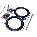 Focal 5" K2 Butyl Rubber Speaker Foam Surround Edge Repair Kit - 2 Speaker Kit - Compatible with Focal 5" K2 woofers
