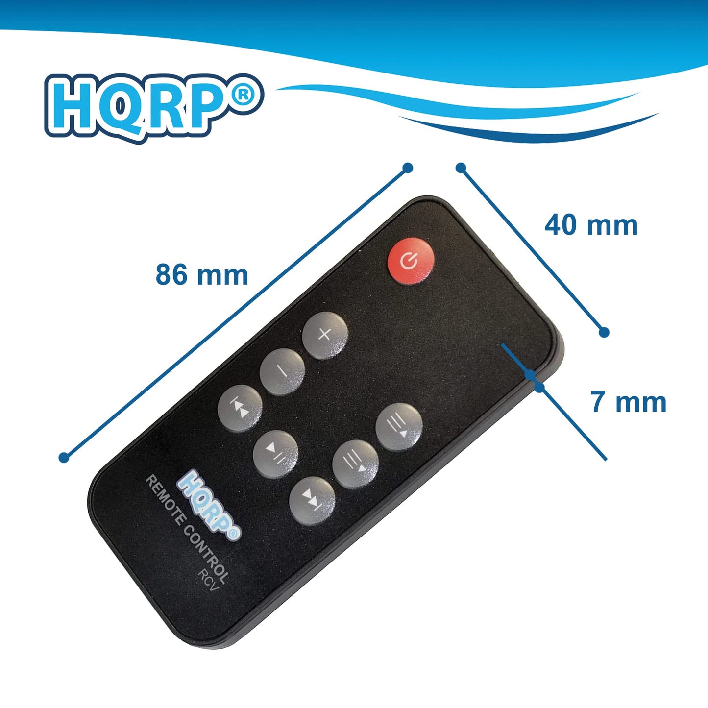 HQRP Remote Control for Bose SoundDock Portable, SoundDock Series II (2), Series III (3) Digital Music System Speaker Dock Controller