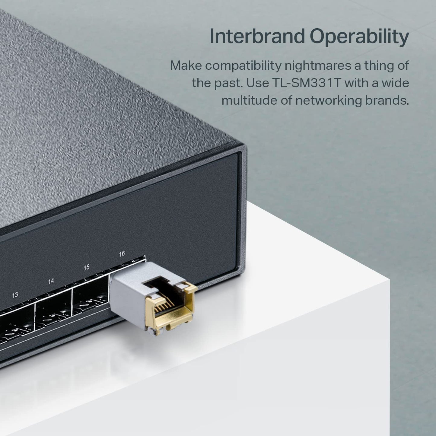 TP-Link Omada SM331T | 1000Base-T RJ45 SFP Module | 1.25G Copper SFP Transceiver| SFP to Ethernet | Plug and Play | Hot Pluggable| Up to 100m Distance