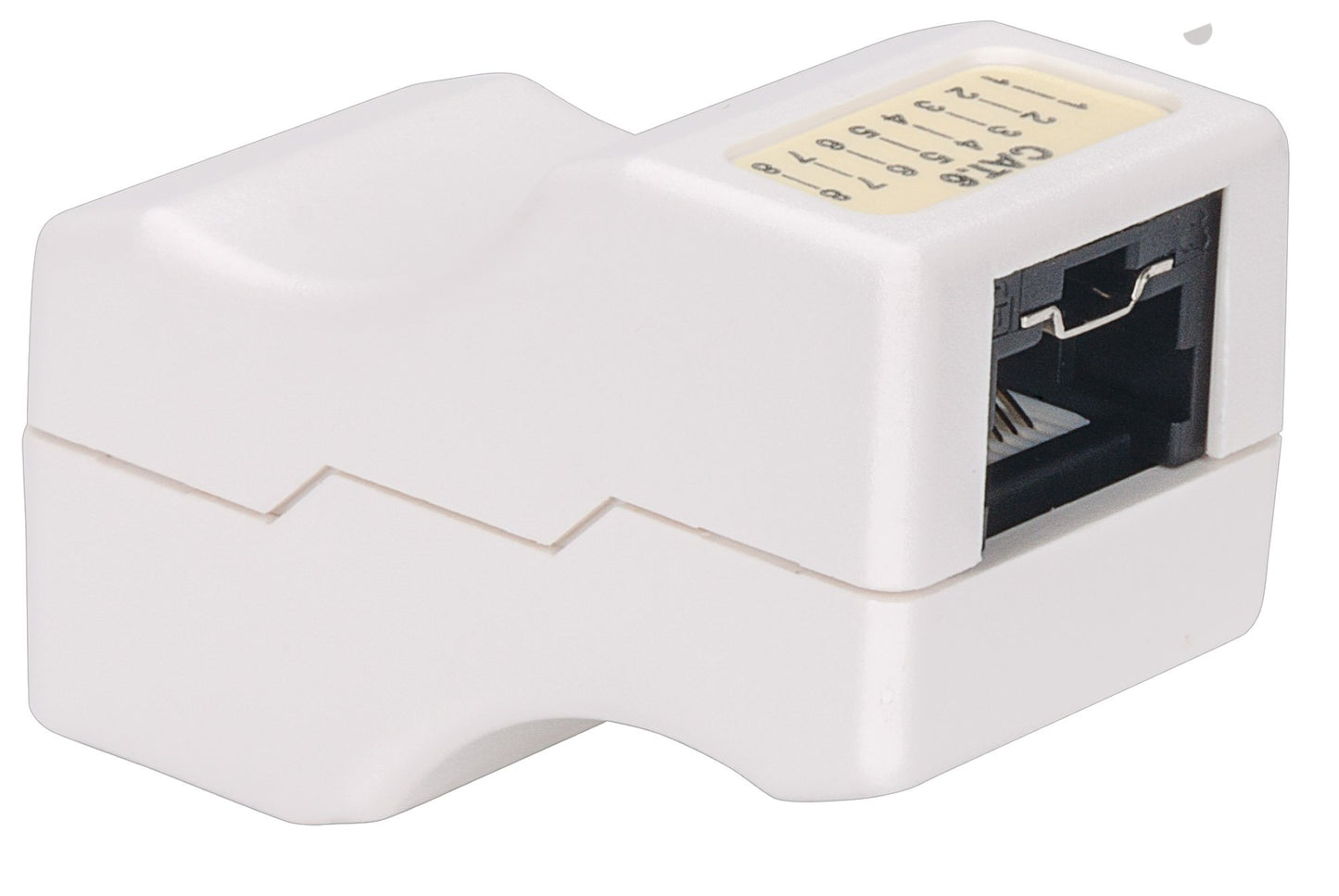 Intellinet 790727 Cat6 Inline Coupler - 1 x RJ45 Female Network - White