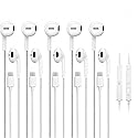 5 Pack USB C Headphones for iPhone 17/16/15 Pro Max iPad Plus TypeC Earphones with Microphone Volume Control USBC Wired Earbuds USB Type C Earphone…