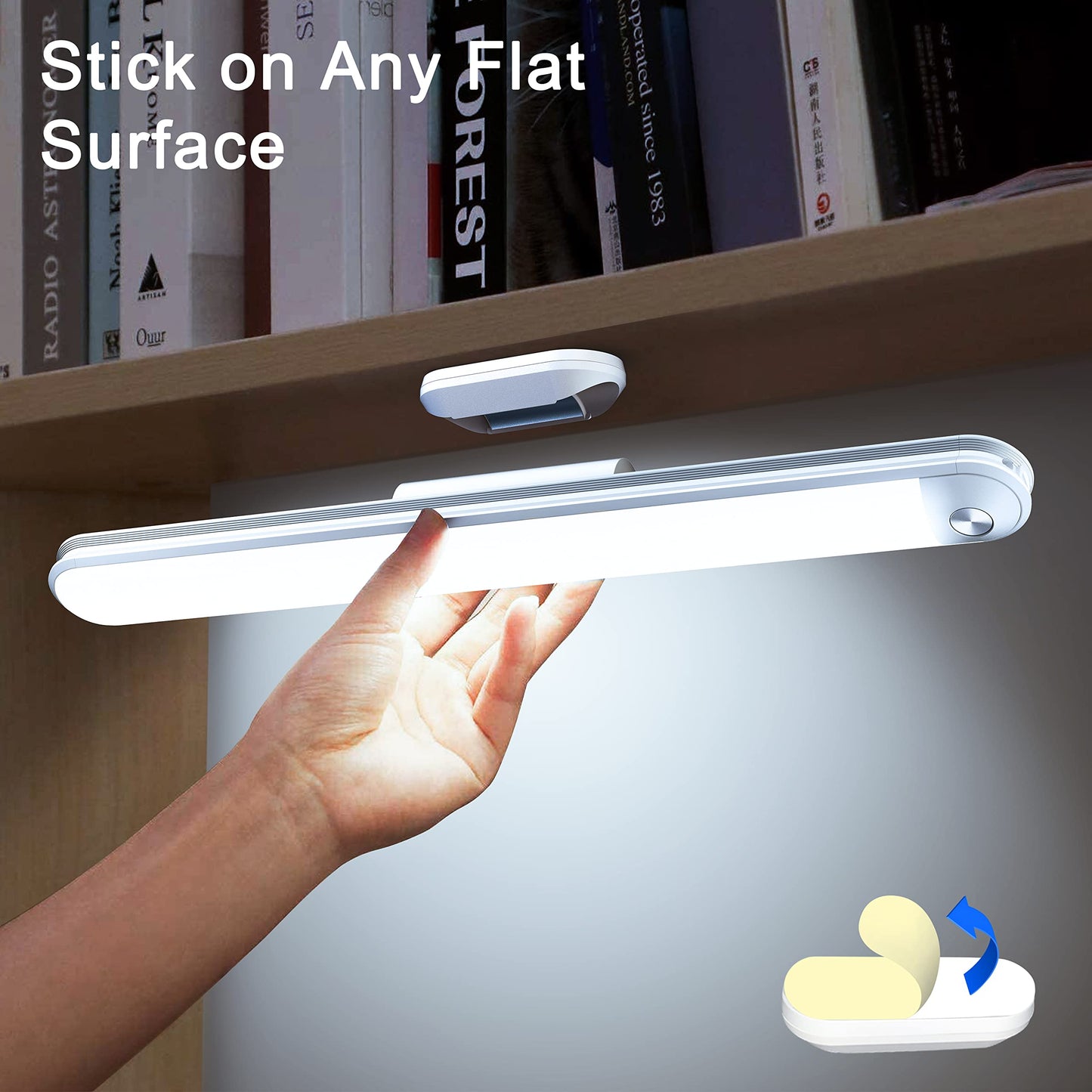 Bunk Bed Lights Dimmable Touch Light Bar Adjustable Color Temperature, Wireless Stick on Lighting for Kids, Wall Reading, Headboard Lamp, Bedroom