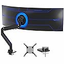 VIVO Heavy Duty Ultrawide Monitor Arm for 57 inch Screens up to 59.4 lbs, Desk Mount TV and Monitor Stand Designed for Samsung Odyssey Ark, Neo G9