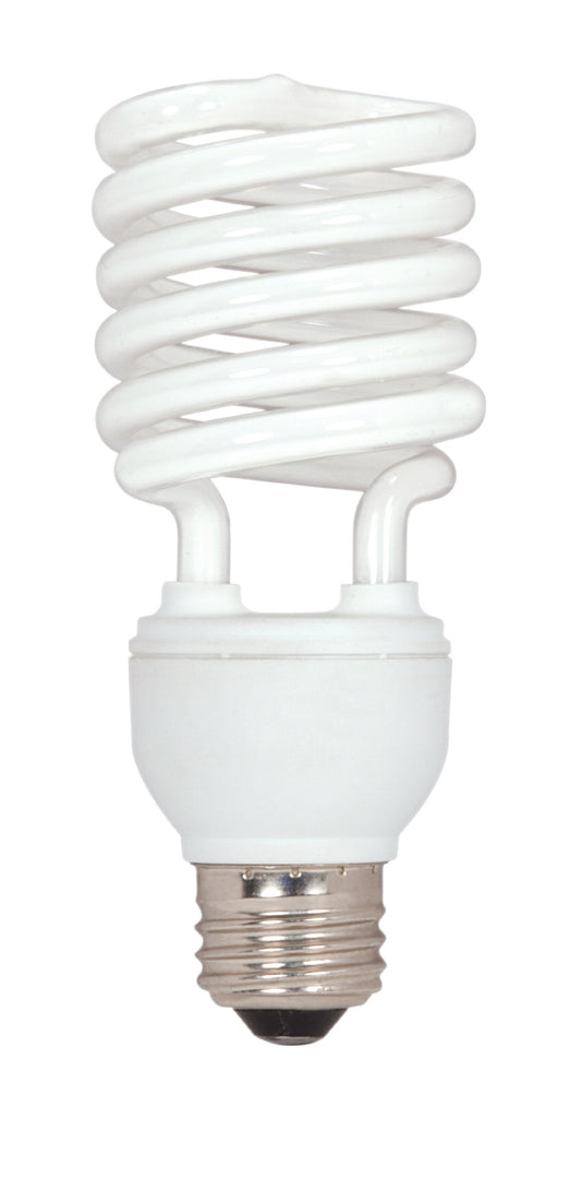 Satco S7231 26-Watt Medium Base T2 Mini Spiral, 2700K, 120V, Equivalent to 100-Watt Incandescent Lamp for Enclosed Fixtures