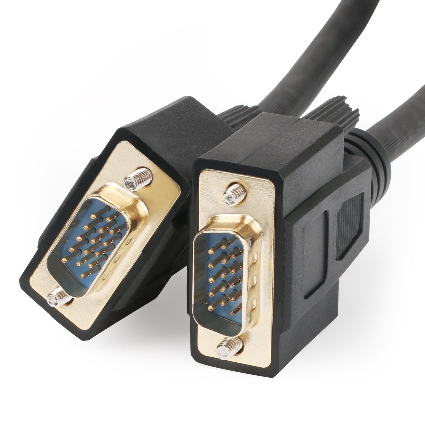 Postta VGA to VGA Cable (10 Feet) HD15 Male to Male Monitor Cable with Ferrites