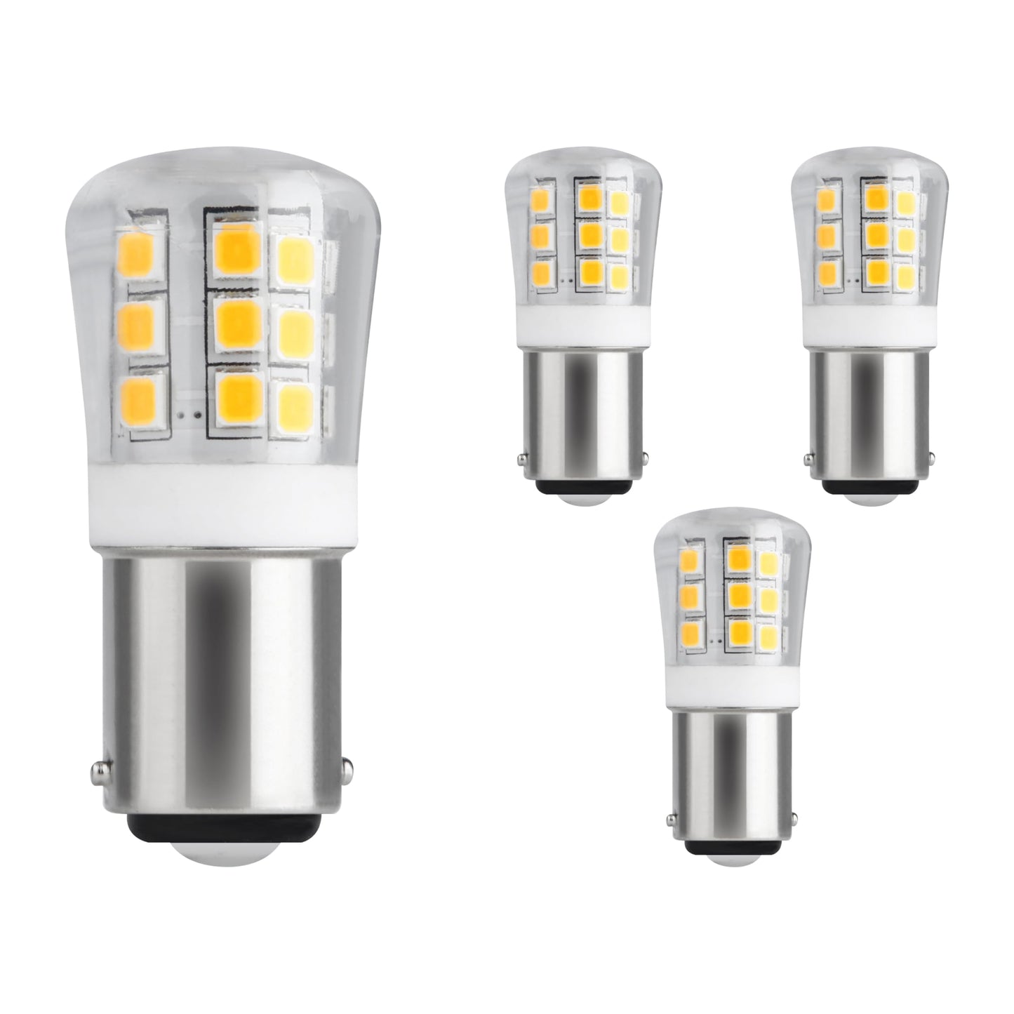 Newhouse Lighting 2.5w LED T4 Bulb Ba15d Base 3000k (4-Pack)