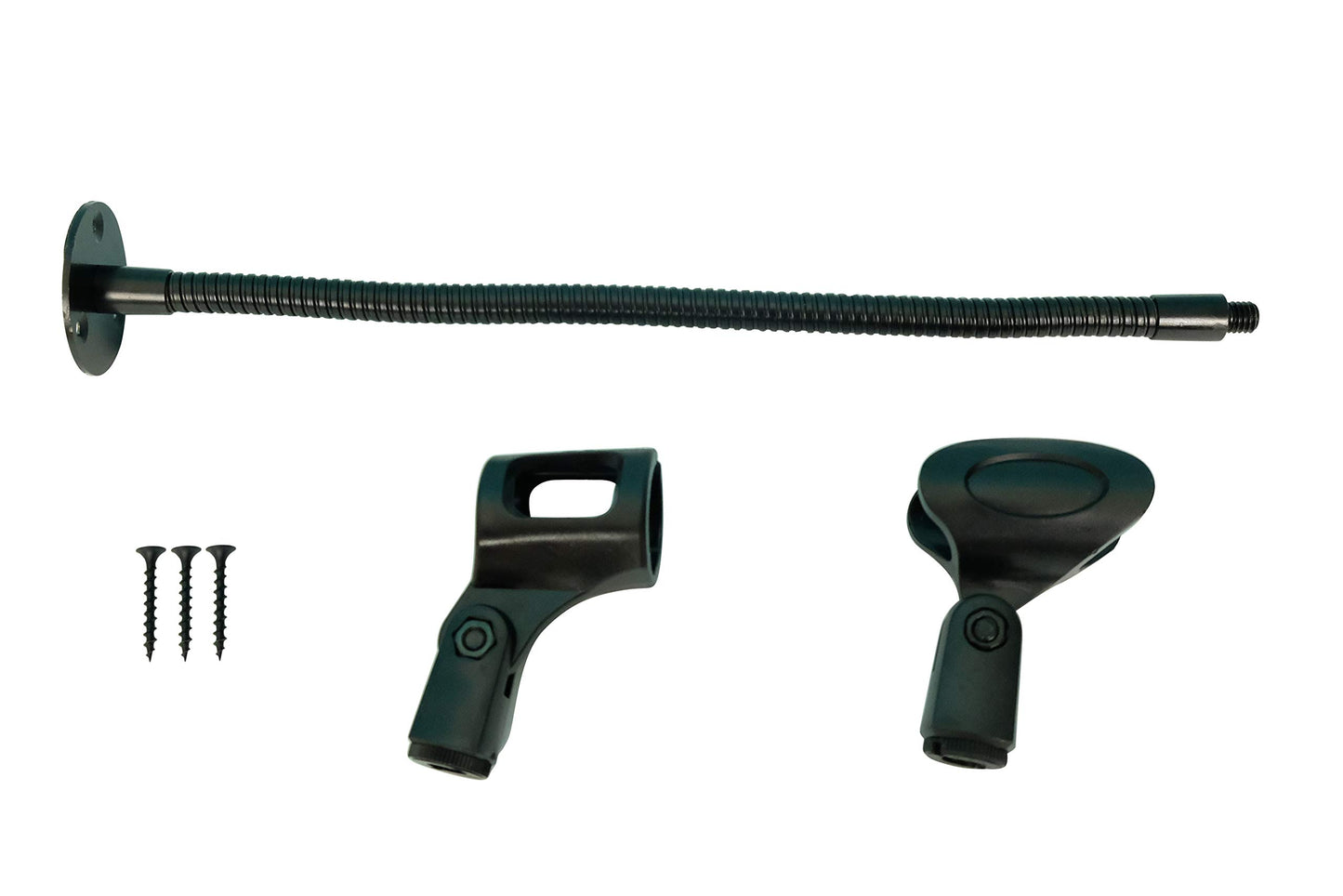 SpinTech Desk Mounted Adjustable Gooseneck for Microphone Mount that Screws in to Tables Podiums (13)